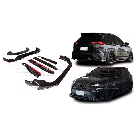 Haosheng Upgrade Body Kit Transform Bodykit ABS Carbon Fiber Look Car GR Style Body Kits for Corolla