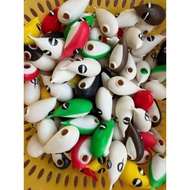 F35 imitation shell in all colors, 3.5cm long, fits 1 blade, color attracts predatory fish