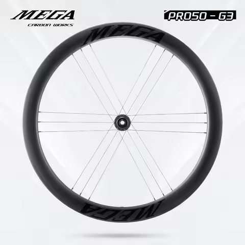 G3 road disc brake wheelset MEGACARBON WORKS 6 pawls driving and sapim spokes training wheels