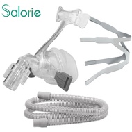 Salorie CPAP Nose Mask Silicon Gel pad CPAP Nose Mask with Headgear Tube for CPAP Machine