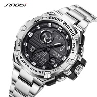 SINOBI Digital Men Military Watch 50m Waterproof Wristwatch LED Quartz Clock Sport Watch Gifts Watches Men Relogios Masculino SYUE