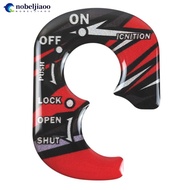 NOBELJIAOO Motorcycle 3D PVC Ignition Switch Key Lock Cover Motorbike Accessories For Honda Jiayu Ne