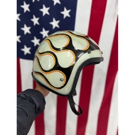 Flame Casco Custom Slimhead Helmet + Accessories