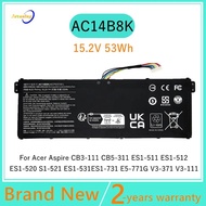 AC14B8K AC14B18J Laptop battery For Acer Aspire E5-771 E5-771G R7-371T ES1-711 ES1-311 ES1-711G V3-1
