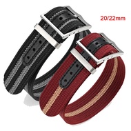 20mm 22mm Army Nylon Braided Watch Strap for Omega Seiko Water Ghost Men Sport Waterproof Military W