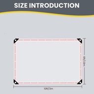 33x1.8M Transparent Tarpaulin Outdoor Waterproof Rain Cloth Thicken Plants Balcony Garden Garden Rai