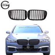 2016 2017 2018 2019 body kit for BMW 7 series G11 car bumper g11 shine black grills ABS single slat 