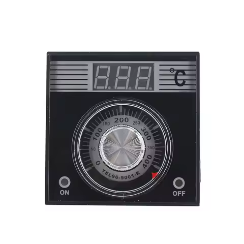 Industrial Oven Temperature Controller AC 220V AC380V 96x96 K Input Relay Output Digital Knob TEL96-