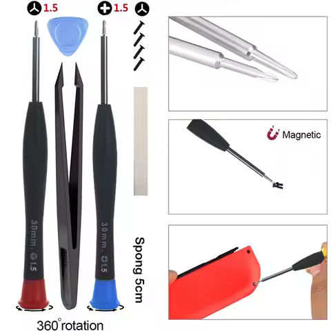 Upgrade Tools for Joy Con 1.5Y Tip Triwing Tri-point Screwdriver Set for Nintendo Switch JoyCon Repa