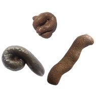 3pcs Different Shapes Simulation Poop Prank Toy Realistic Dog Poo Model Adult Pooping Favors Funny J