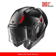 Shark Evo GT Sean Matt  Black/Red Modular Helmet