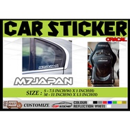 M7 JAPAN CAR STICKER AKSESORI KERETA STICKERS