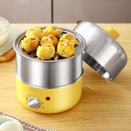 Multifunctional Timing Egg Steamer All Stainless Steel Double-Layer Egg Boiler Household Egg Boiler 