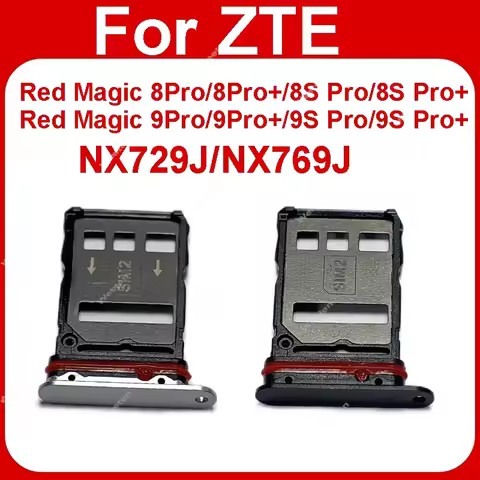 For ZTE nubia Red Magic 8 8S 9 Pro+ Plus NX729J NX769J SIM Card Slot Tray Premium Phone Repairing Un