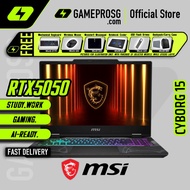 MSI Cyborg 15 Gaming Laptop — Cool Tech Aesthetics — RTX 5050 - 15.6" 144Hz - Intel Core 5 - 16GB - 