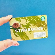 🍃綠色樹蔭 紙版卡 ⭐️Starbucks green leaf shadow 🍀 Limited Edition Paper Card 🌱星巴克限量版 綠意婆沙 藝術 紙卡 ☕️不含面值  / 紙板