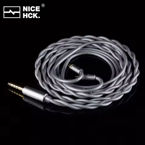 NICEHCK SincFirst HiFi Upgrade Cable 7N OFC IEM Earphone Wire 4.4mm 2Pin for DB2 Tears Conch SODA St