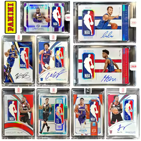 PANINI LOGOMAN Lillard Cunningham Durant Jalen Green James Doncic Curry DIY homemade Real material c