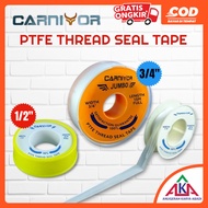CARNIVOR Seal Tape Insulation Tape Water Faucet Pipe 1/ 2 3/s 4 Inch 10M 15M Full
