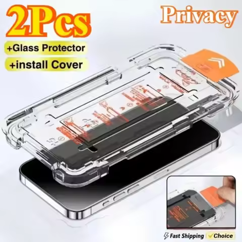 2Pcs Dust Free Privacy Screen Protector For Samsung Galaxy M56 M16 M06 M05 Easy Install Glass For Sa