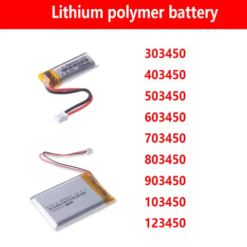 603450 3.7V 1200mAh Li-Polymer Li-ion Battery Lipo 303450 403450 503450 703450 803450 903450 103450 