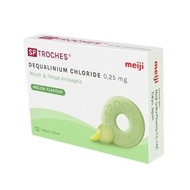 SP TROCHES MEIJI MELON 12S / OBAT RADANG PERMEN ANAK / MEIJI