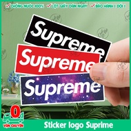 Supreme Waterproof logo Sticker For Phone, laptop, Bicycle, Helmet,...