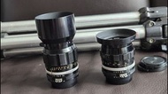 Nikon AI lens 28 f2.0 105 f2.5 with Nikon metal hood, manfrotto腳架連雲台