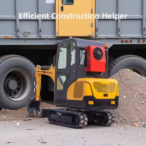 AC Cabin Mini Crawler Excavator Diesel Tractor 2.5 ton Hydraulic Compact Excavators 2 ton Mini Bagge