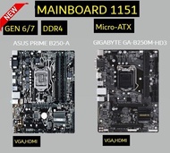 MAINBOARD/เมนบอร์ด/Socket 1151/สภาพสวยทุกใบไม่ต้องลุ้น /DDR4 สินค้าเทสก่อนส่งทุกใบ ฝาหลังมีครบ