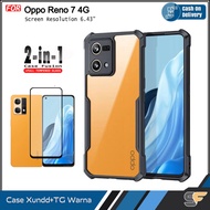2in1 Case Package Bonus TG Color Oppo Reno 4 4F Reno 5 4G 5G 5F Reno 6 4G 6 5G Reno 7 4G 7 5G Reno 7