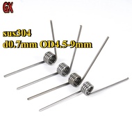 GX Spring SUS304 | Untuk Repair Mesin, Elektronik & DIY | d 0.7mm OD 4.5-9mm | Free Shipping(CHX-XD-