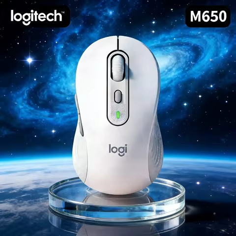 Logitech M650 Silent Wireless Gaming Mouse Dual Mode Lightweight Ergonomic Durable Reliable Smart Wh