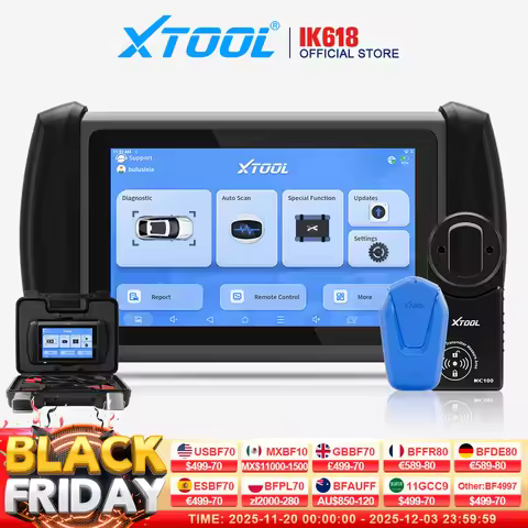 XTOOL InPlus IK618 With KC100 OBD2 Automotive Scanner IMMO Key Programming Car Diagnostic Tool For A