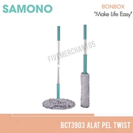Twist Mop Bonbox Samono BCT3903 Floor Cleaner Automatic Rotating Mop Magic Practical Portable Microfiber