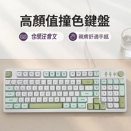 Forwarder G98 Silent Keyboard Mechanical Feel Office Gaming Phonetic Wen Russian Wentai 6.6