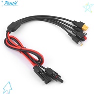 PANSIE  Panel Extension Cable, 30A MC4 to DC5521 7909 XT60 Female Connector  Wire, Connector 1m Leng