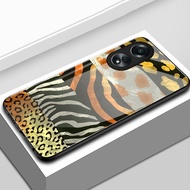 Casing hp For OPPO A58 4G A78 4G A78 5G A58X 5G A1X A2X 5G Case Casing line pattern soft edge silico