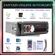 Car Stereo Player Single Din SD USB MP3 WMA Radio Player FM Bluetooth Radio MP3 Player