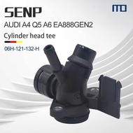 06H121132H Water Coolant Hose Connector Flange Audi Q5 A4 A6 Water Connection Coolant Flange Housing
