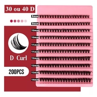 Volume Mix Cluster Lashes (30D/40D) –  DIY Eyelash Extensions (8-14mm)