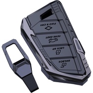 for BMW Key Fob Cover with Keychain,Heavy Zinc Alloy Key fob Cover for BMW 2 5 6 7 Series X1 X2 X3 X