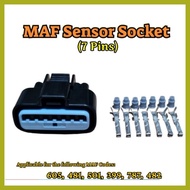 ⇨ ➫ ❂ MAF Sensor Socket 7 Pins for Lancer Pizza GLXi Gen. 3 4G92, Adventure Gas MAF Code 605 481 48