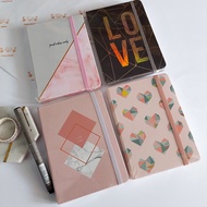 Aesthetic Pink Cover Notebook - Journal Book A6 A5 SizeHARD COVER