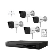 Hikvision 2MP Outdoor Network Camera with Build-in Mic + NVR + HDD Package