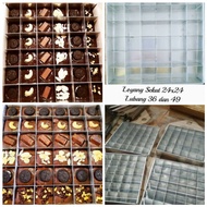 Brownie pan 24x24 brownie pan with dividers