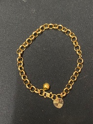 C0P916 Persis Ori Gelang Tangan Emas Korea Premium Gold Plated Bracelet Jewellry