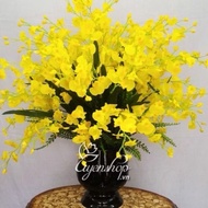 10 fake dancing girl orchids, 65cm branches, 3 decorative branches, decor