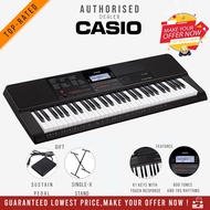 CASIO CT-X700 61-KEYS PORTABLE KEYBOARD WITH KEYBOARD STAND & SUSTAIN PEDAL (CTX700, CT X 700 / SEAM