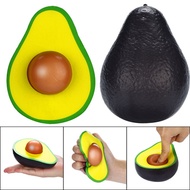 Jumbo Squishy Toy Simulation Fruit Avocado Soft Keychain Charm Slow Rising Fruit Kids Doll Toys Sque